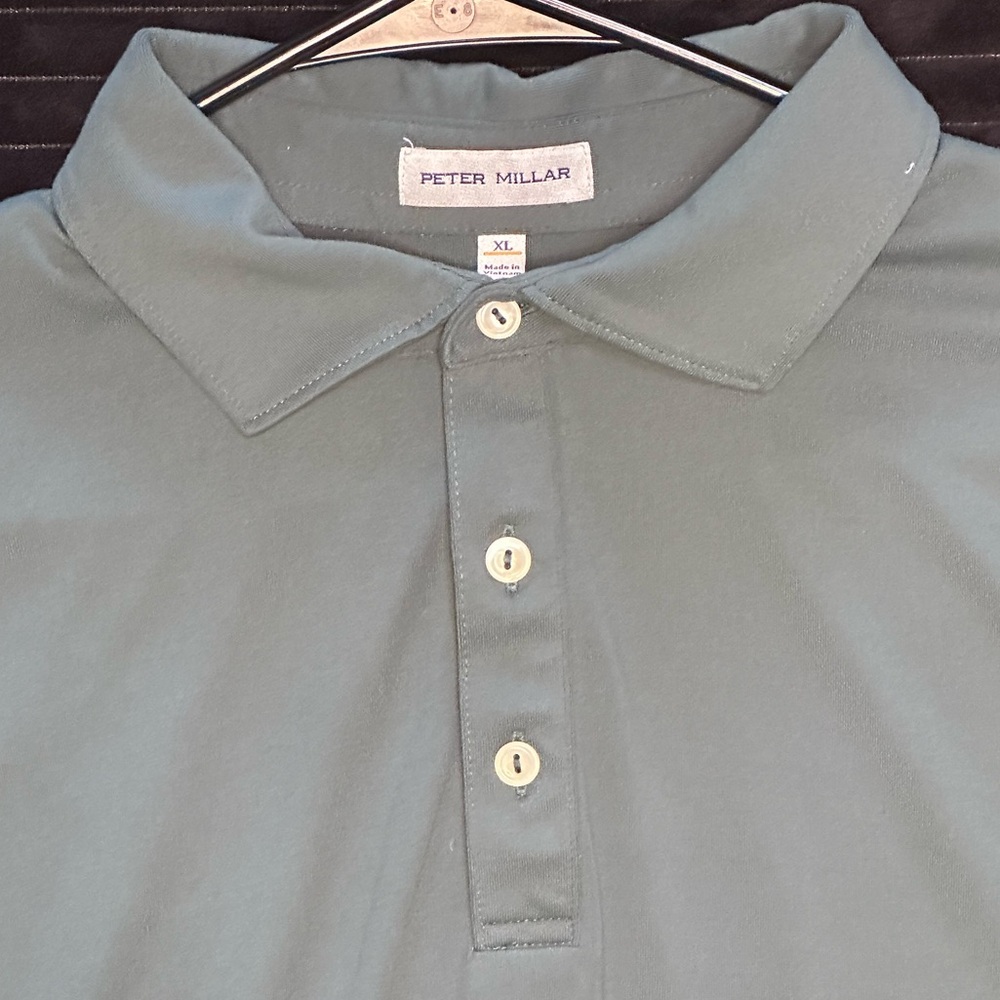Peter Millar Men's Green Summer Collection Polo Shirt